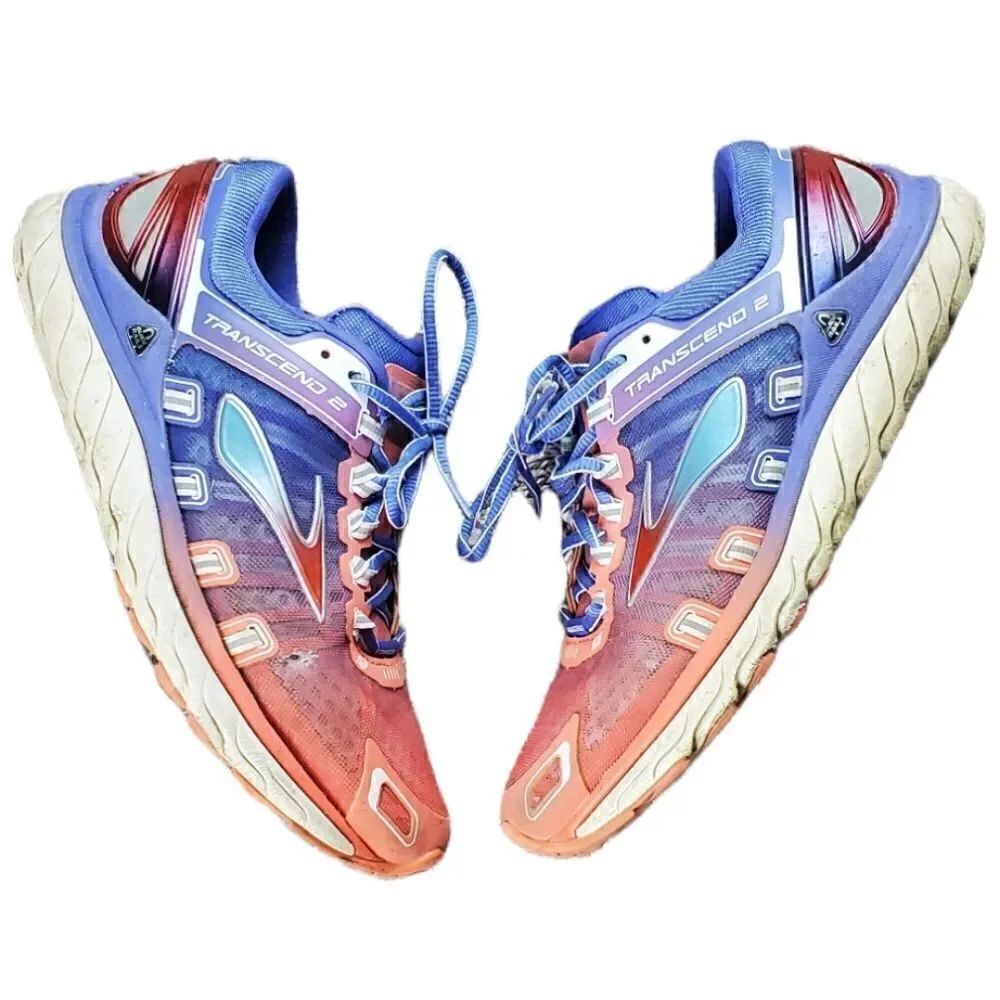 Brooks Orange & Purple Transend 2 Athletic Shoes